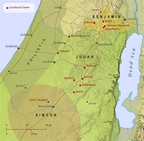 cities in the bible list.